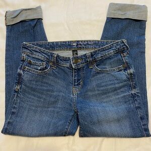 Gap Straight Crop 5-pocket jeans size 4